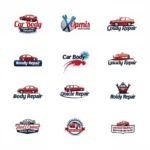 Examples of Effective Car Body Repair Logos