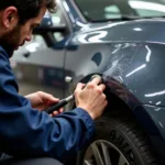 Assessing Car Body Damage in Mansfield Woodhouse