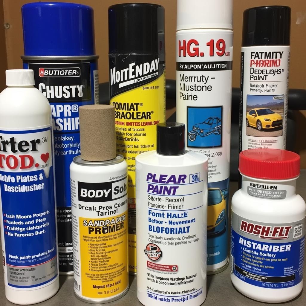 Car Body Repair Materials Overview