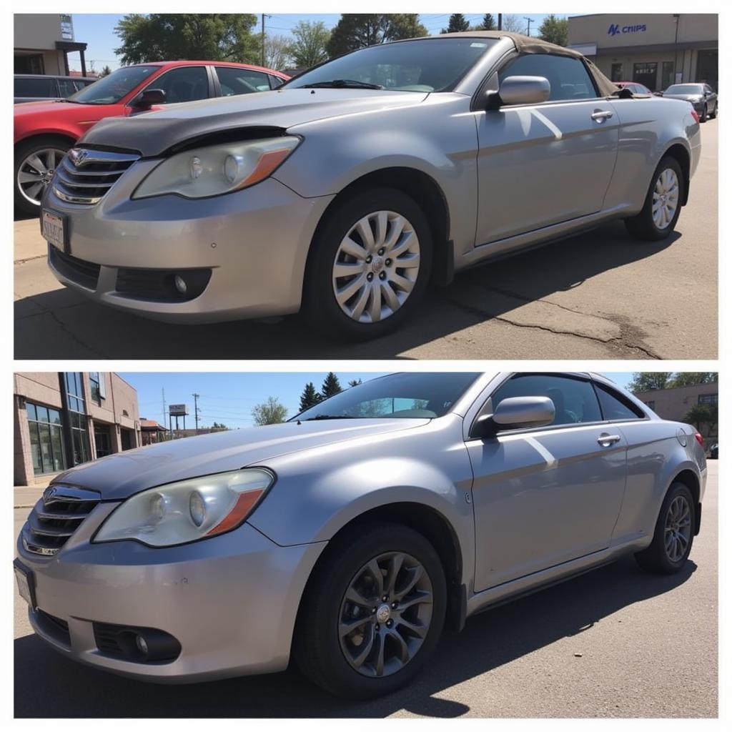 Car Body Repair Mr Chips Before and After Transformation