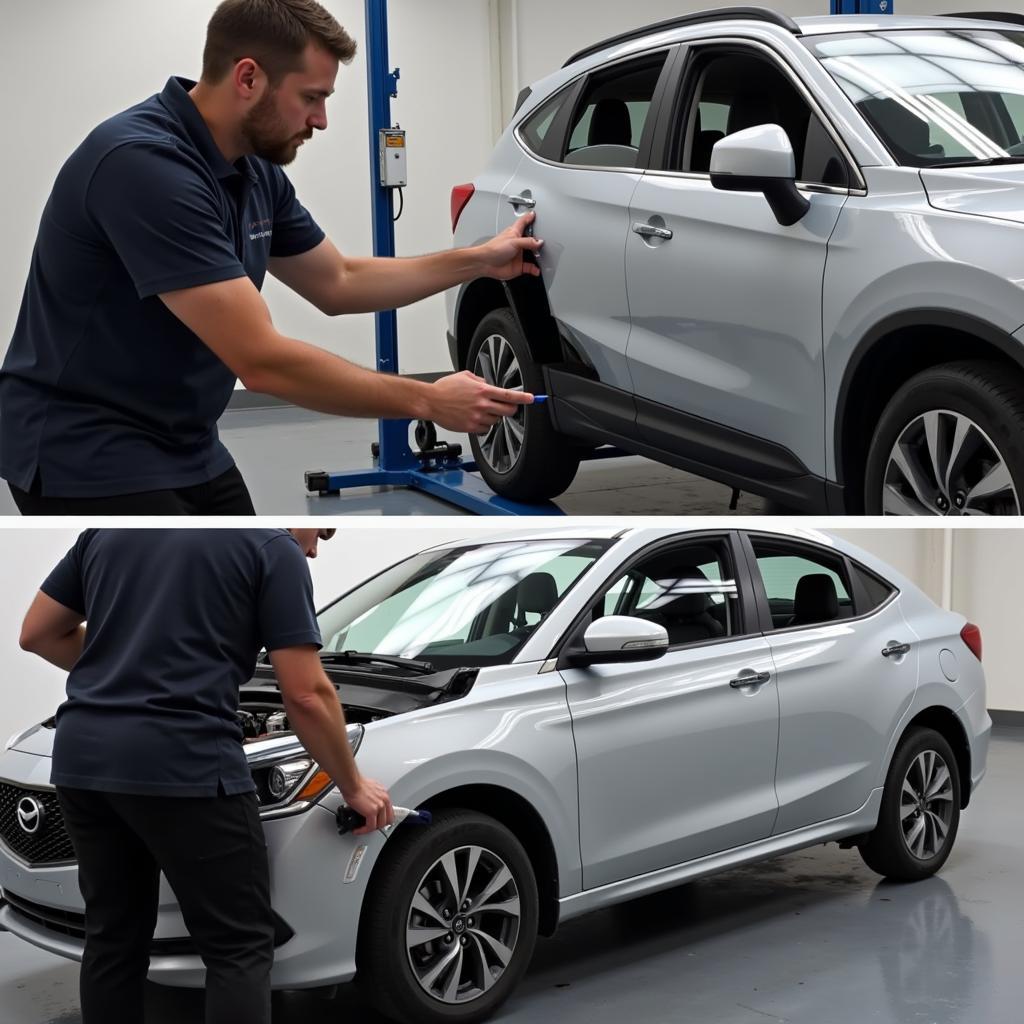 Final Inspection After Car Body Repair