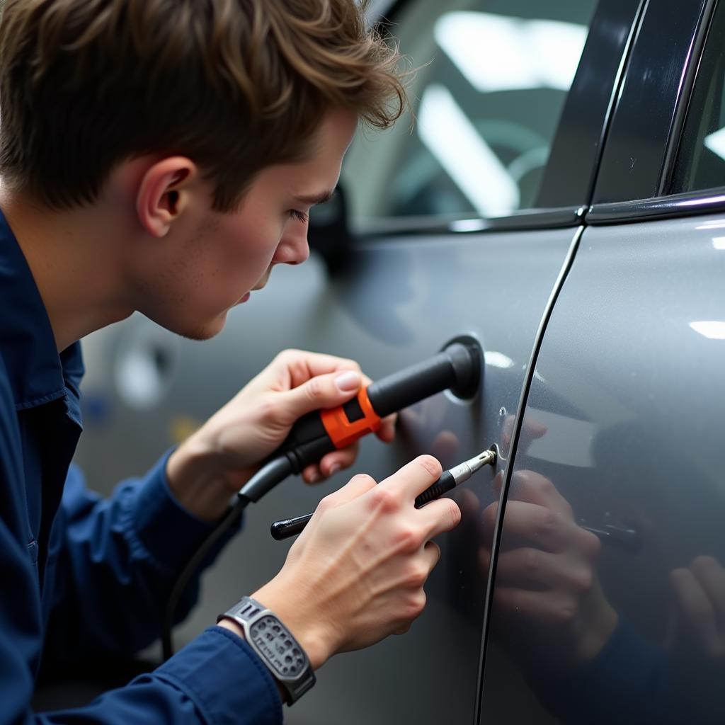 Car Body Repair North London: Dent Removal Process