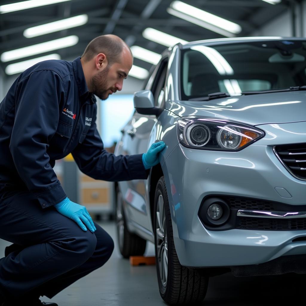 Final Inspection after Car Body Repair in Norwich