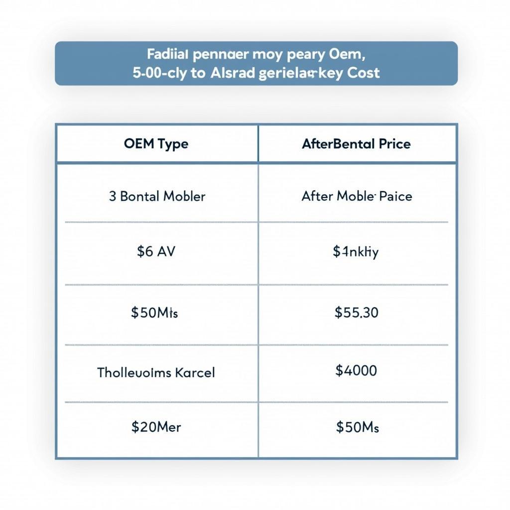 Car Body Repair Panel Cost Comparison: OEM vs. Aftermarket