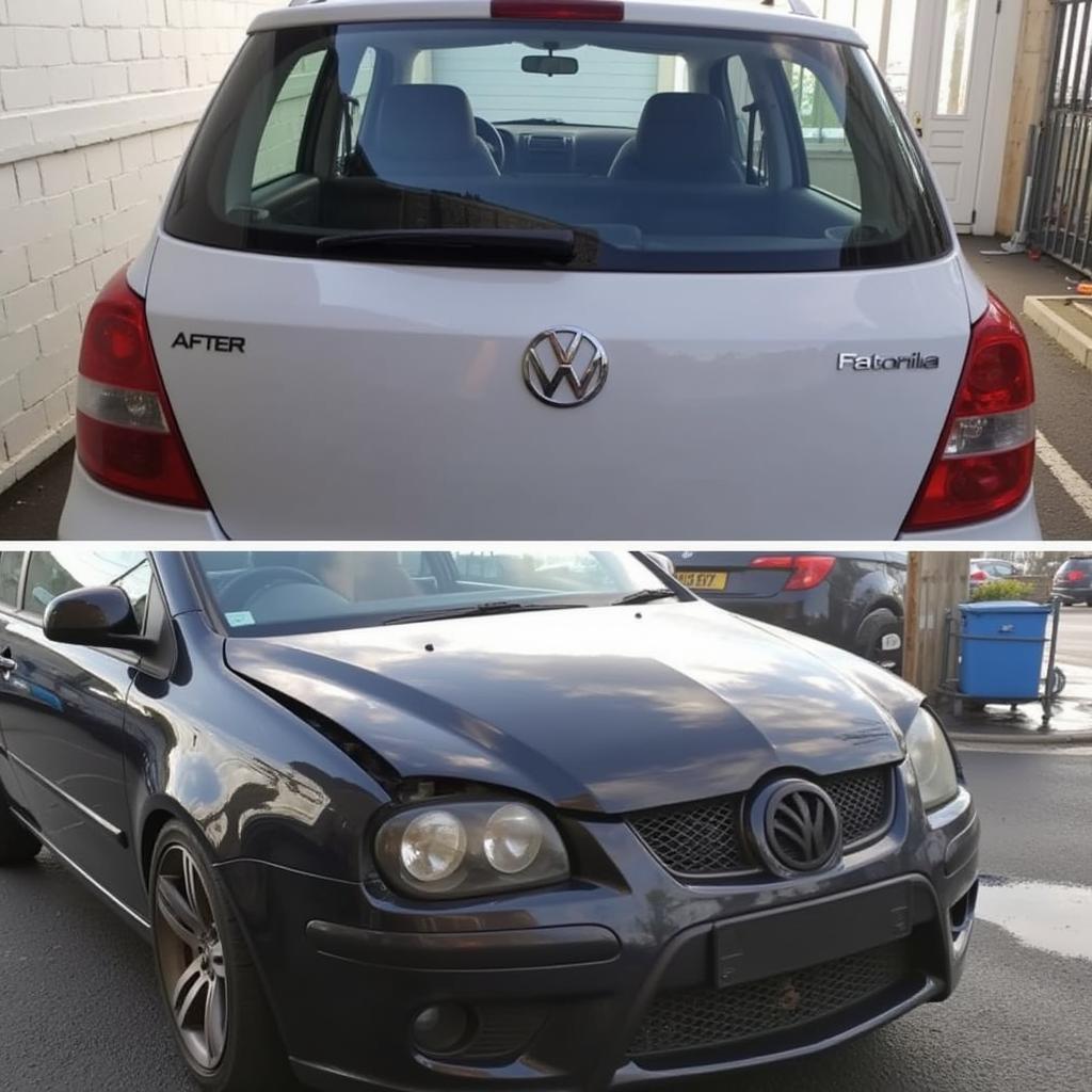 Finished Car Body Repair in Pontypridd