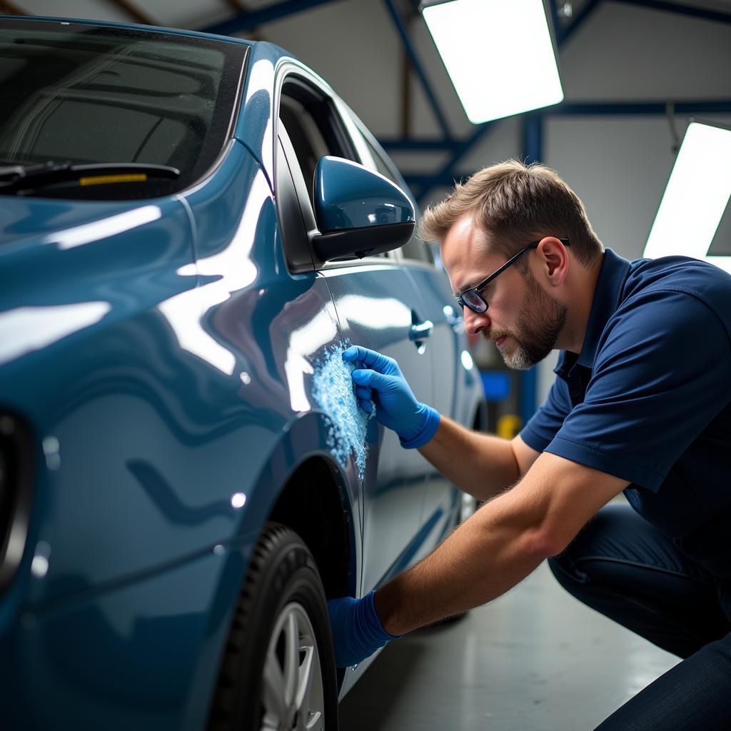 Final Inspection after Car Body Repair in Preston