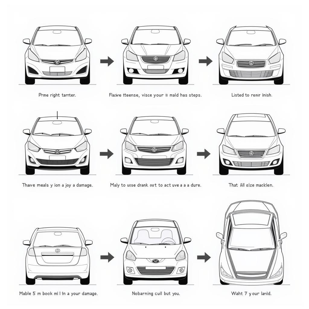 Stages of Car Body Repair in Bamber Bridge