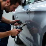 Car Body Repair Process - Dent Removal