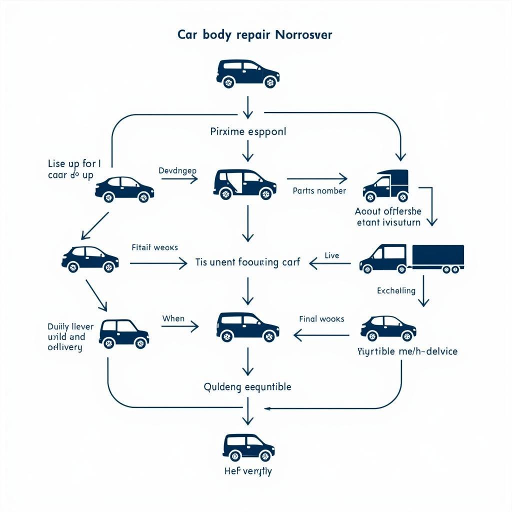 Car Body Repair Process Flowchart