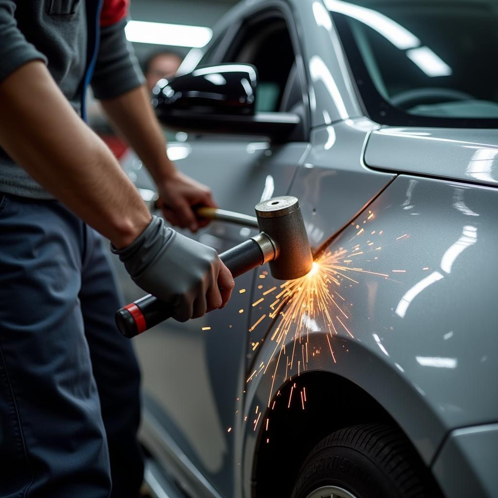 Car Body Repair Process - Panel Beating