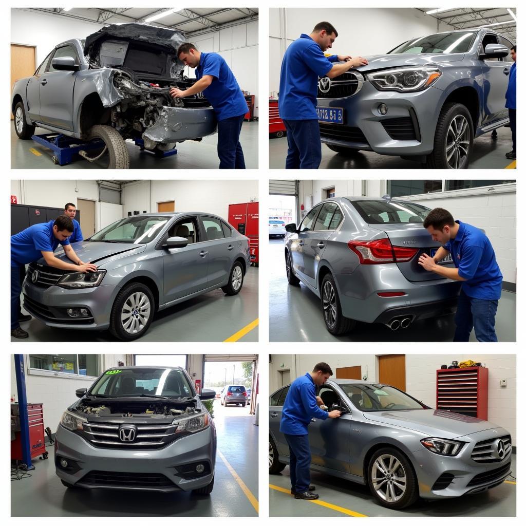 Car Body Repair Process in Phillips Street