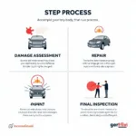 Stages of Car Body Repair Process in Shepperton