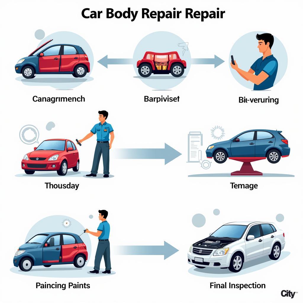 Stages of Car Body Repair in South Devon