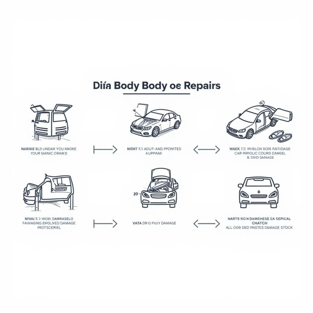 Car Body Repair Process Stages