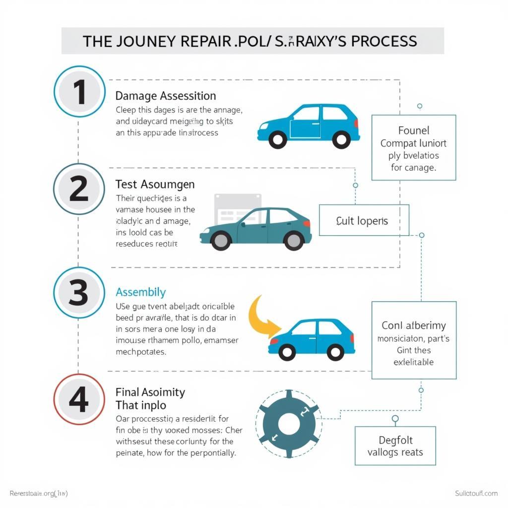 Car Body Repair Process Stages