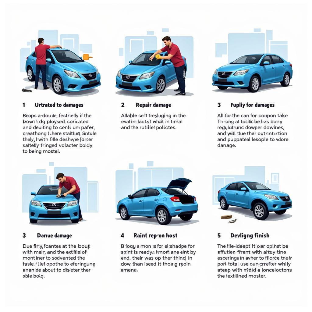 Stages of car body repair in Oxfordshire