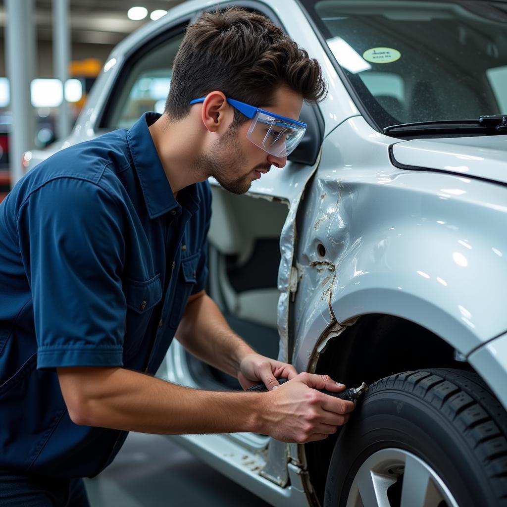 Car Body Repair Process in Stamford