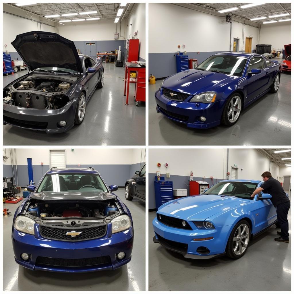 Car Body Repair Process in a Walney Garage