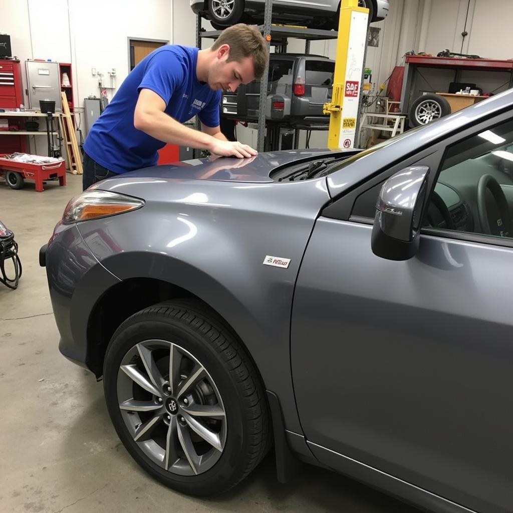 The Car Body Repair Process in Wembley