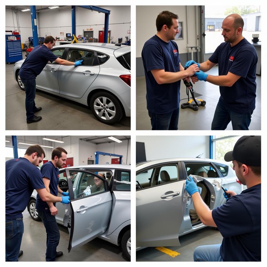 Car Body Repair Process in a Wick Workshop