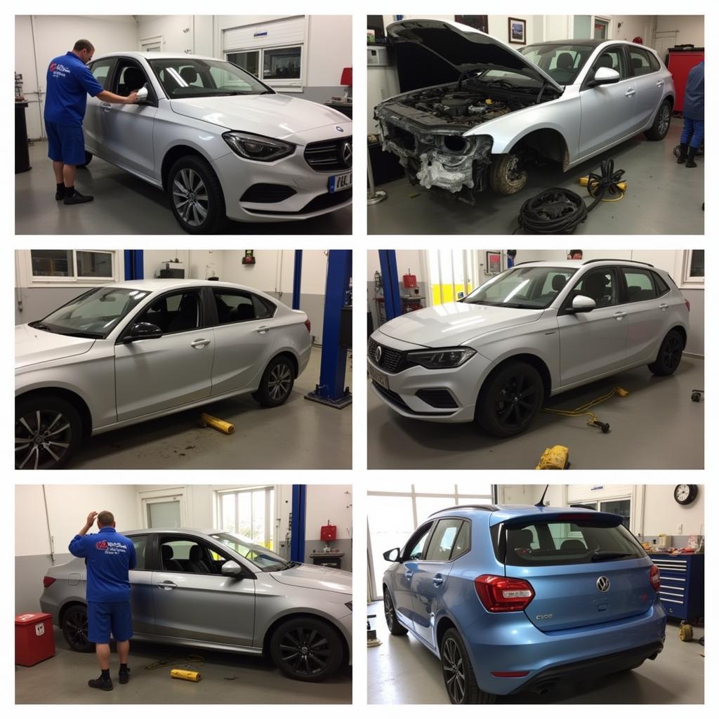 Car Body Repair Process in Witham