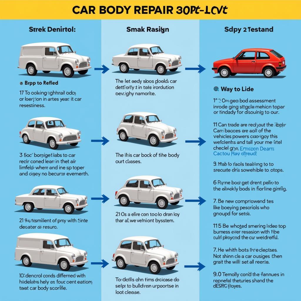 Car Body Repair Process in Wrexham Industrial Estate