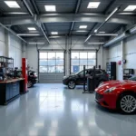 Modern Car Body Repair Workshop in Sandbach