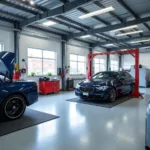 Modern Car Body Repair Equipment in Scunthorpe Garage