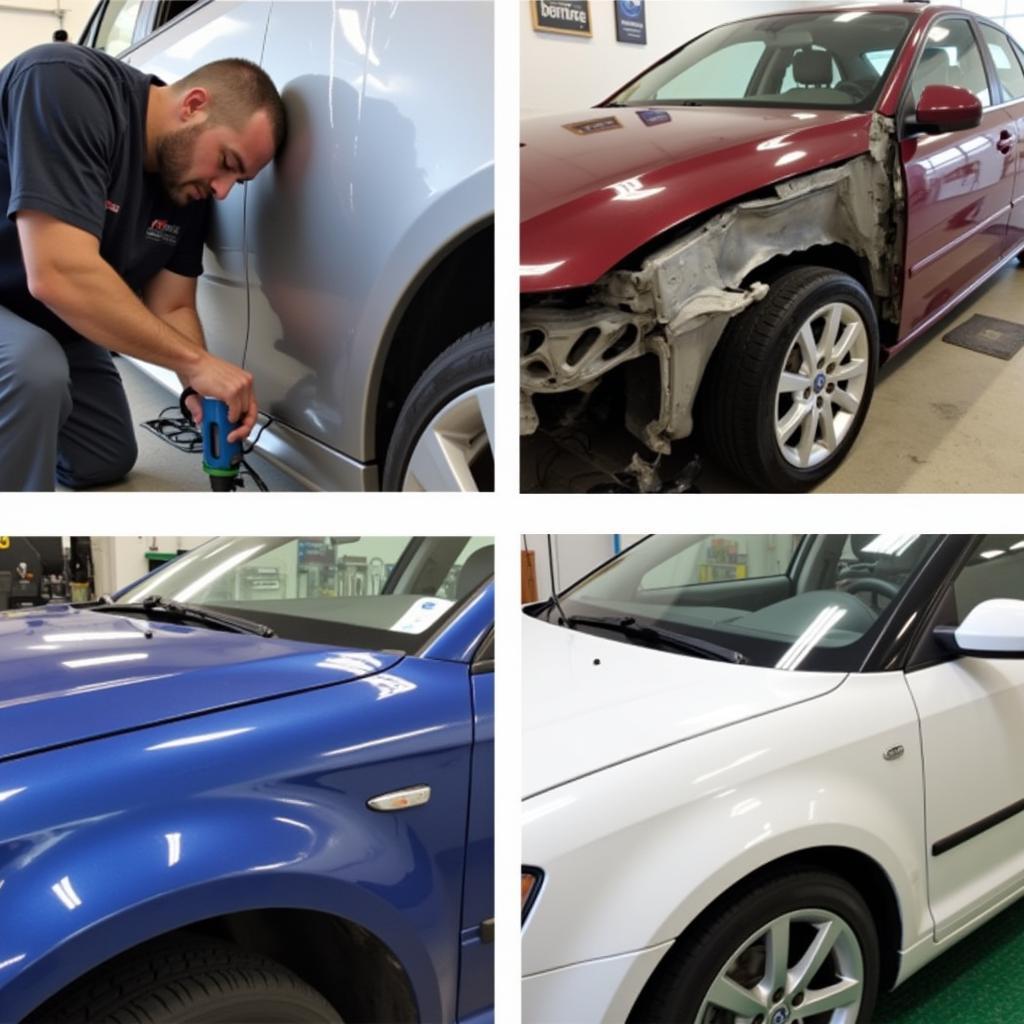 Various car body repair services offered in Taunton