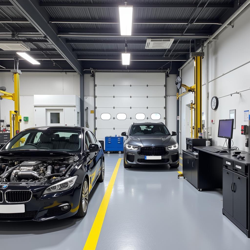 Modern Car Body Repair Shop in Aberdeenshire