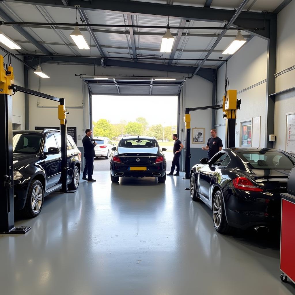 Modern Car Body Repair Shop in Acton Sudbury Suffolk