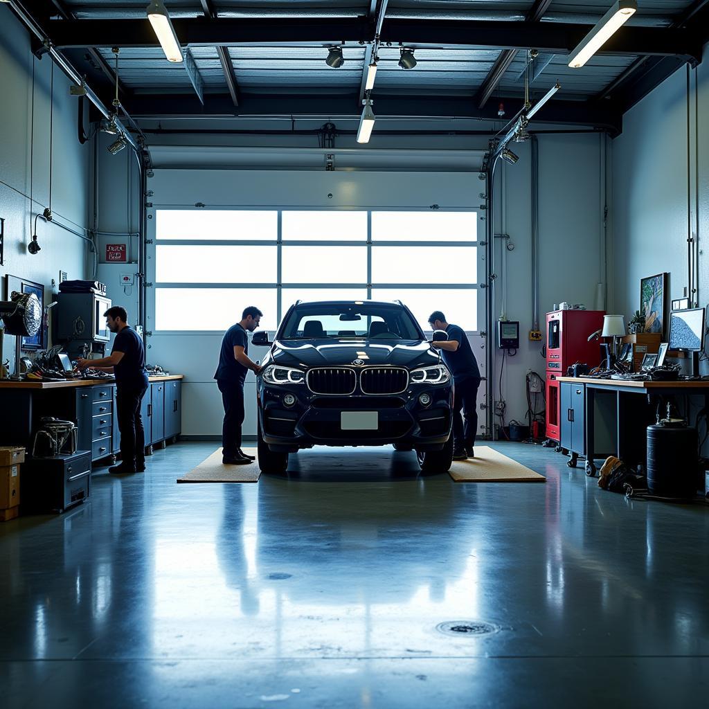 Modern Car Body Repair Shop in Andover