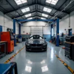 Modern Car Body Repair Shop in Ballymena with Advanced Equipment