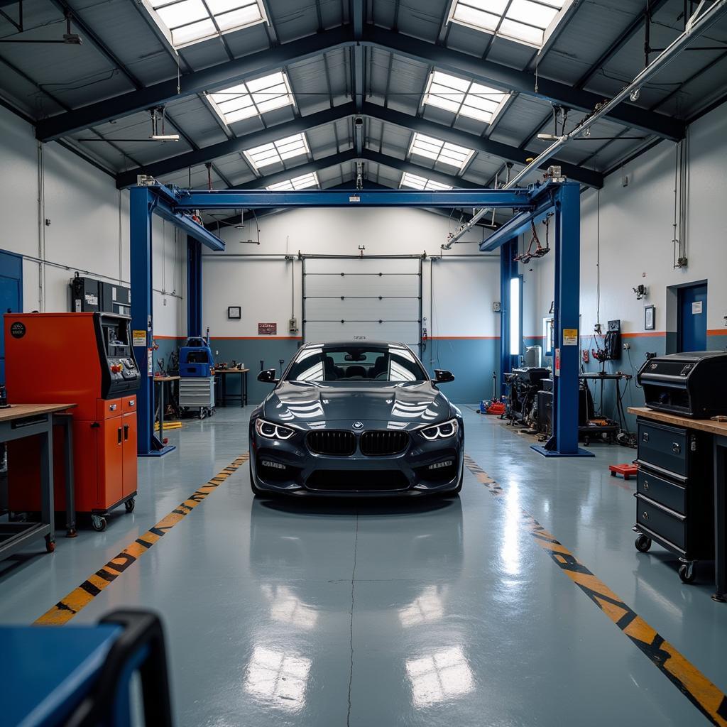 Modern Car Body Repair Shop in Ballymena with Advanced Equipment