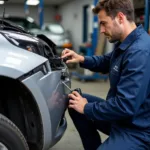 Car Body Repair Shop Bletchley Inspection