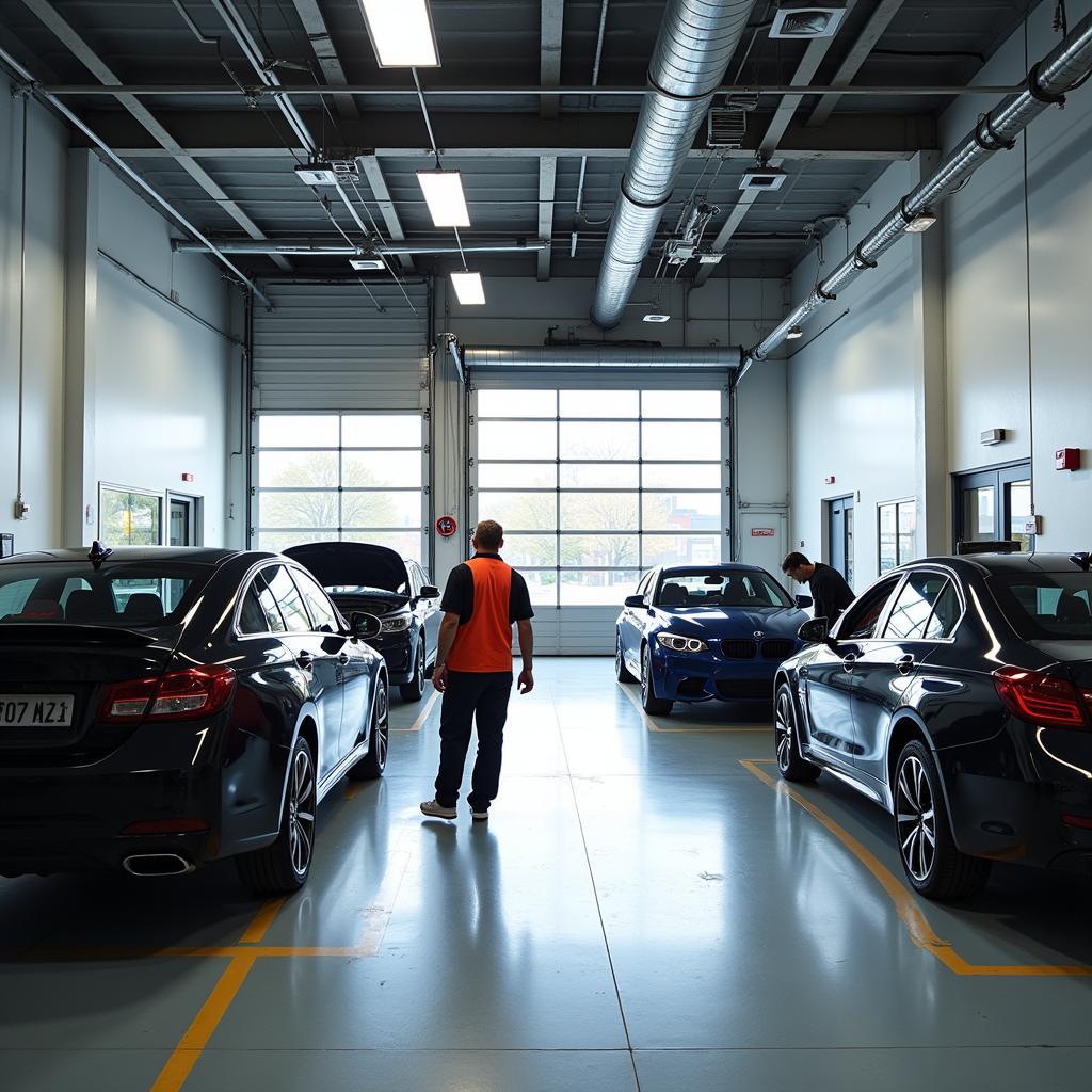 Modern Car Body Repair Shop on Bolton Shaw Street