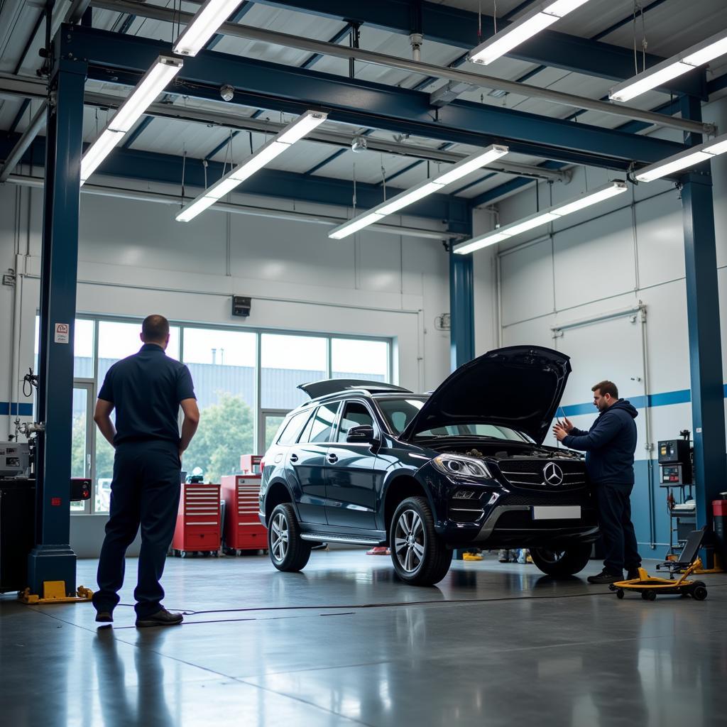 Modern Car Body Repair Shop in Bristol