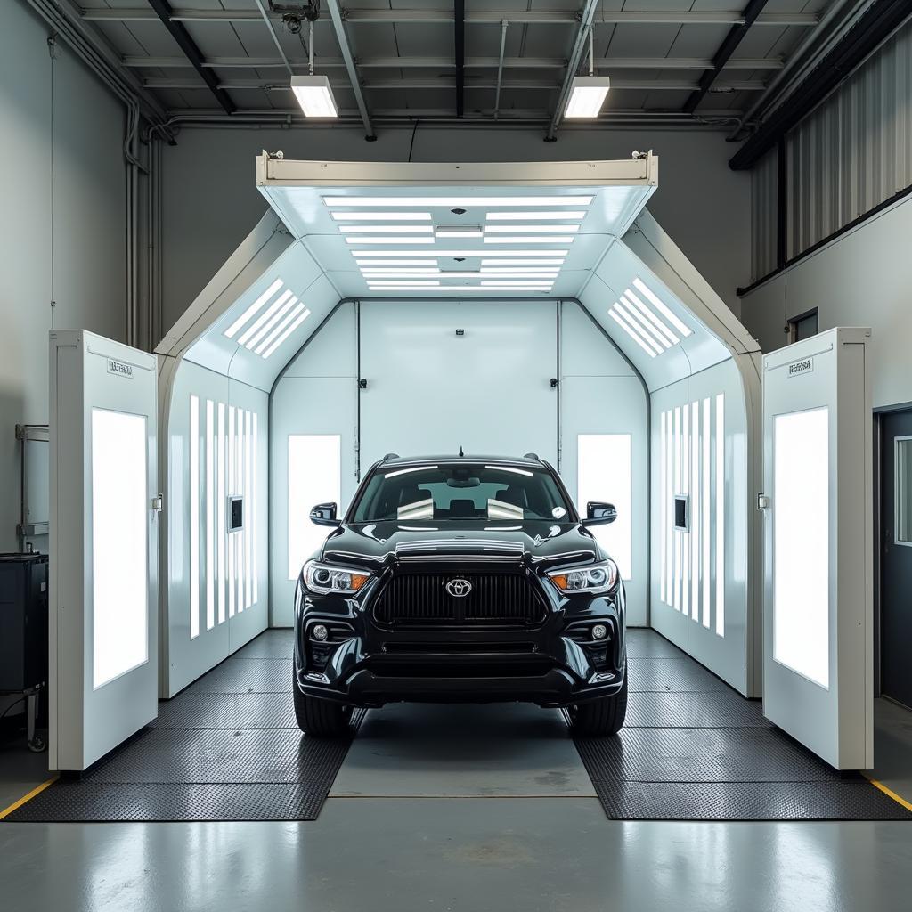 Modern Paint Booth in Chelmsford Essex Car Repair Shop