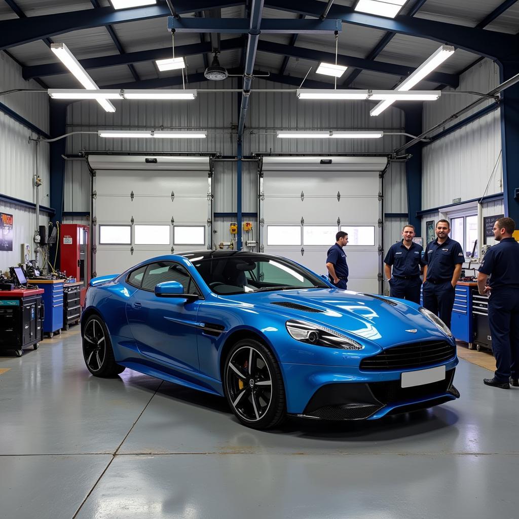 Modern Car Body Repair Shop Near Chorley New Road, Bolton