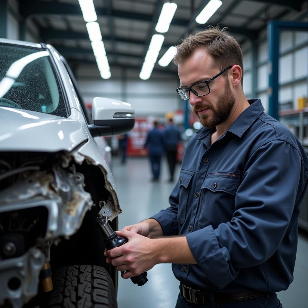 Car Body Repair Shop Inspection in Diss