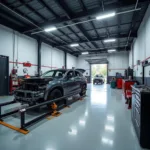 Modern Car Body Repair Shop Equipment