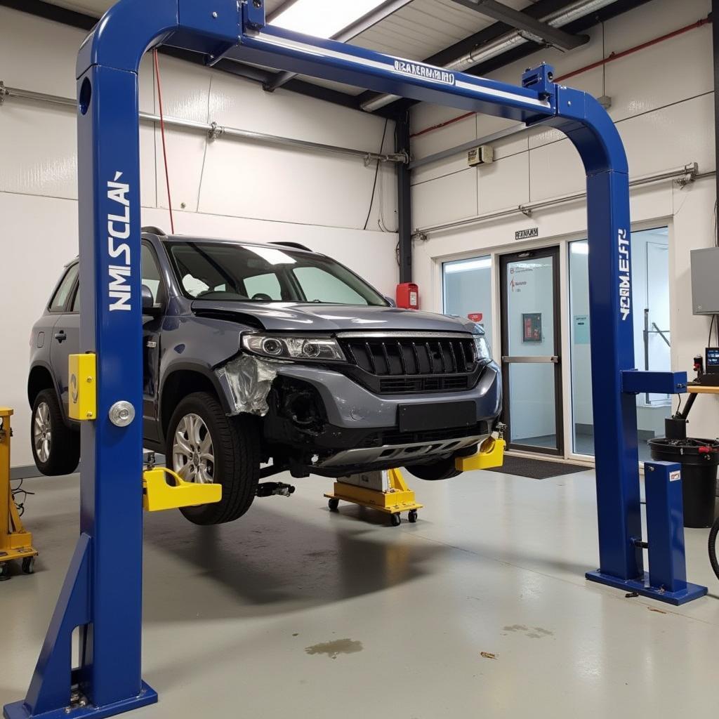 Modern Car Body Repair Shop Equipment in Bramley Leeds