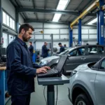 Modern Car Body Repair Shop Equipment in Cannock