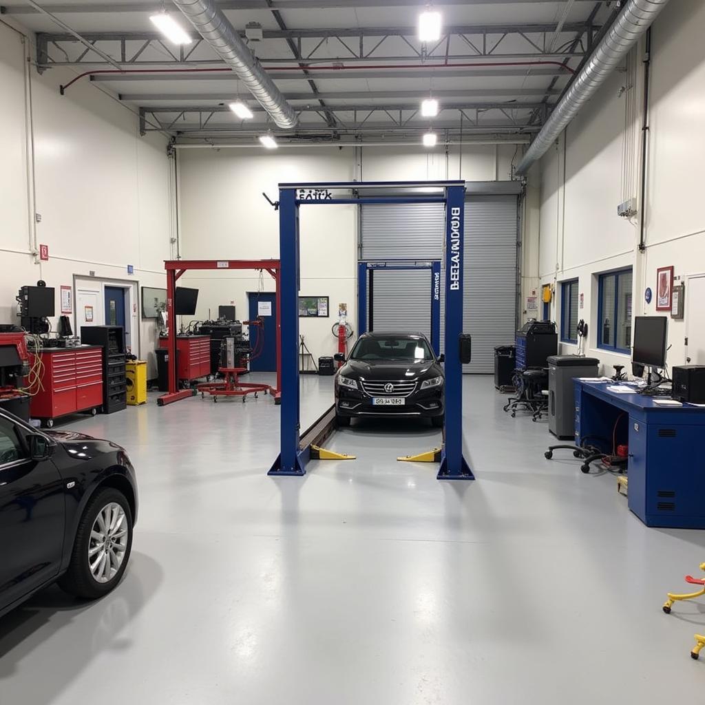 Modern Car Body Repair Shop in Farnham with Advanced Equipment