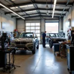 Modern Car Body Repair Shop Equipment in Folkestone