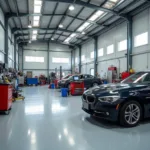 Modern Car Body Repair Shop in Gaerwen with Advanced Equipment