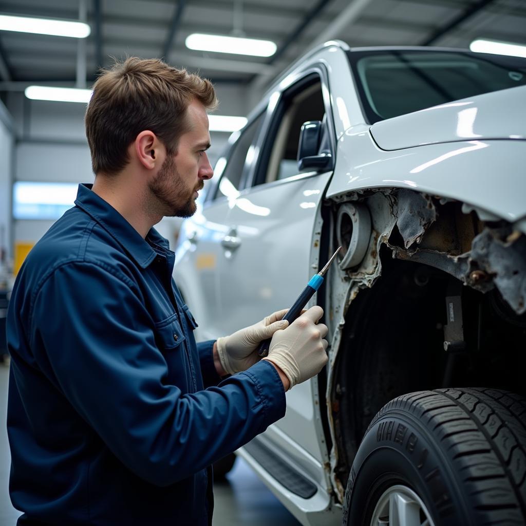 Car Body Repair Shop Inspection in Hamilton