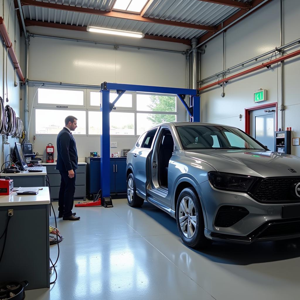 Modern Car Body Repair Shop in Harehills Leeds