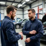 Inspecting a Car Body Repair Shop in Huntingdon