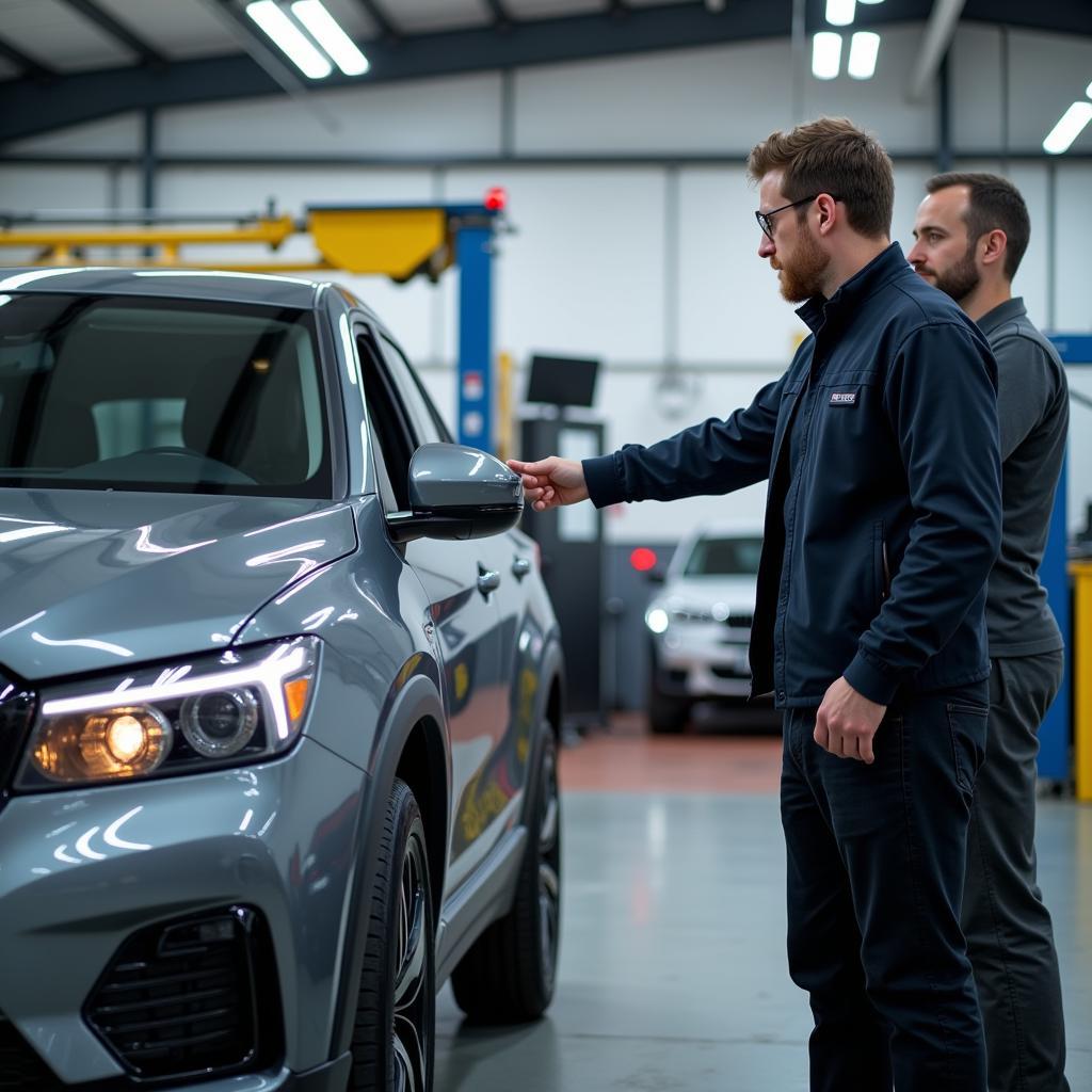 Sheffield Car Body Repair Shop Inspection